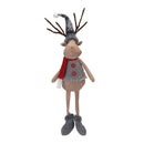 Melrose Plush Winter Deer Shelf Sitter (Set of 2)