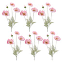 Melrose Poppy Floral Spray (Set of 6)