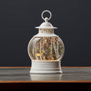 Melrose LED Snow Globe Ball with Woodland Deer Scene 11.5"H