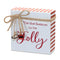 Melrose Metal Christmas Sentiment Sign with Bell Accents (Set of 2)
