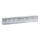 Melrose Metal Holiday Sentiment Sign (Set of 2)