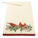 Melrose Beaded Cardinal Bird Table Runner 72"L