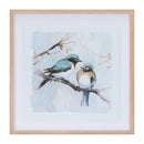 Melrose Framed Bird Couple Wall Print, Plastic