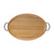 Melrose Natural Wood Tray with Handles 27.5"L