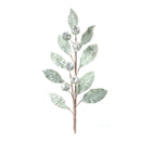 Melrose Glittered Pod Leaf Spray (Set of 2)
