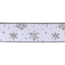 Melrose Metallic Snowflake Ribbon (Set of 2)