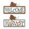 Melrose Welcome Harvest Tabletop Sign (Set of 2)