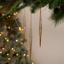 Melrose Gold and Silver Ombre Drop Ornament (Set of 6)