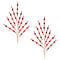 Melrose Red Jewel Bead Spray (Set of 2)