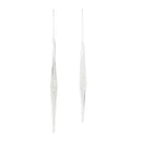 Melrose Clear Glass Icicle Drop Ornament (Set of 6)