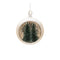 Melrose Mercury Glass Ornament with Pine Trees (Set of 6)