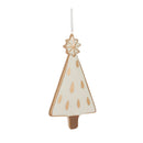 Melrose Ceramic Pine Tree Ornament (Set of 6)