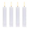 Melrose FIA Wick White Mini Taper Candle (Set of 4)