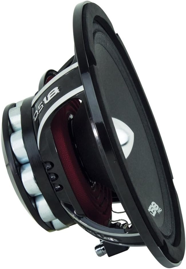DS18 PRO-NEO8RB 8" High-Performance Mid-Range Loudspeaker - Neodymium Magnet - Black