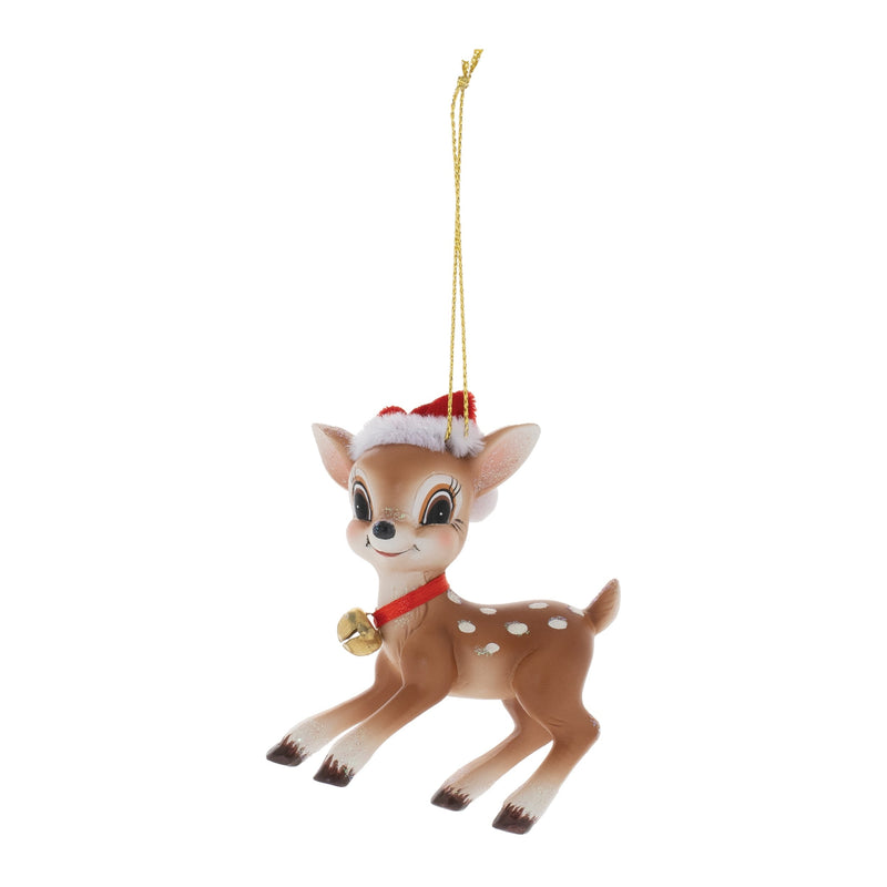 Melrose Santa's Reindeer Ornament (Set of 12)