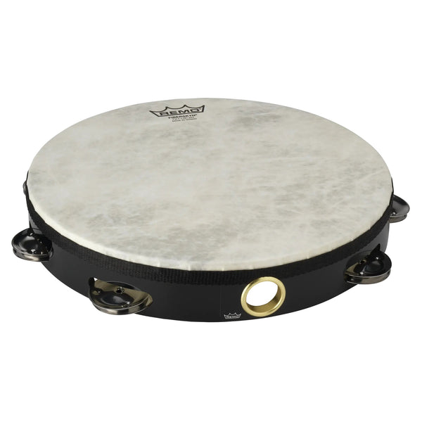 Remo Fiberskyn 10" Double Row Tambourine – Quadura Black – TA-5110-70