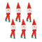 Melrose Plush Snowman Head Pick (Set of 6)