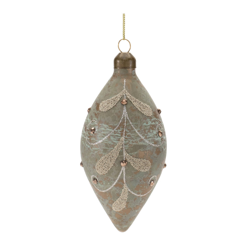 Melrose Beaded Glass Ornament (Set of 12)