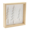 Melrose Framed Holiday Deer and Tree Artwork (Set of 2)