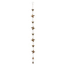 Melrose Hummingbird Rain Chain 69"L Iron Copper