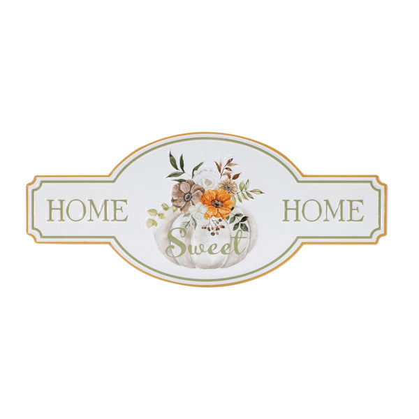 Melrose Metal Fall Home Sweet Home Sign 21.75"L