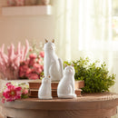 Melrose Sitting Cat Figurine (Set of 6) Multicolor Decor Home Accent