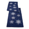 Melrose Embroidered Snowflake Table Runner 72"L