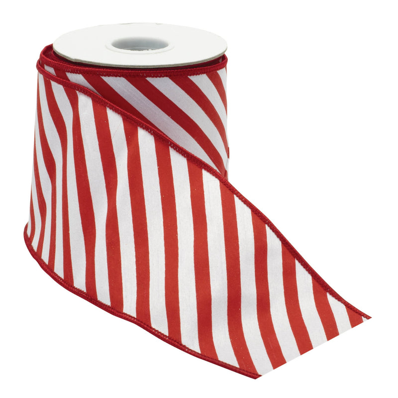 Melrose Striped Wired Ribbon (Set of 2)