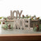 Melrose Beaded Wood Design Noel and Joy Sentiment (Set of 2)