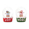 Melrose Gingerbread Snowman Snow Globe (Set of 2)