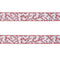 Melrose Candy Cane Print Wired Ribbon (Set of 2)