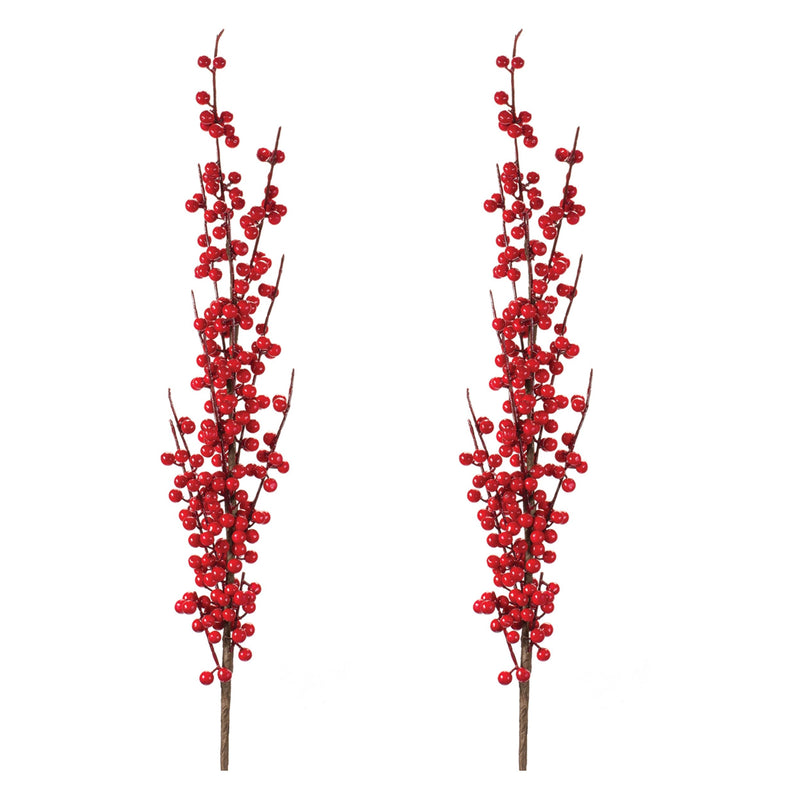 Melrose Ilex Berry Stem (Set of 2)