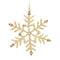 Jeweled Metal Snowflake Ornament (Set of 12)