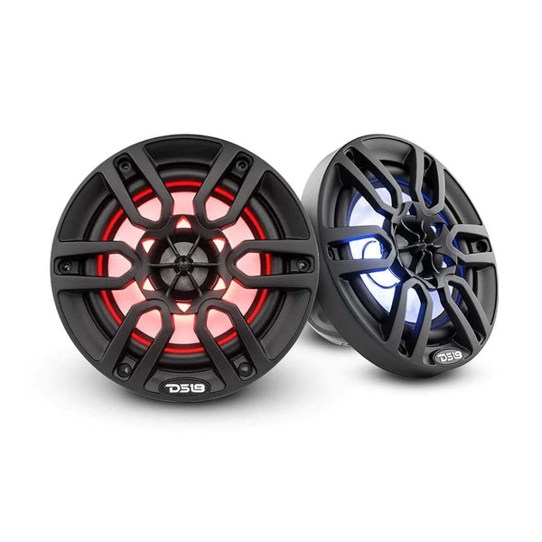 DS18 NXL6BK 6.5" Marine Speakers with RGB LED Illumination - Black (Pair)