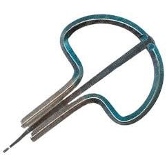 Ozark 3485 Jaw Harp – 12-Pack Lacquered Steel, Blue Steel Tongue