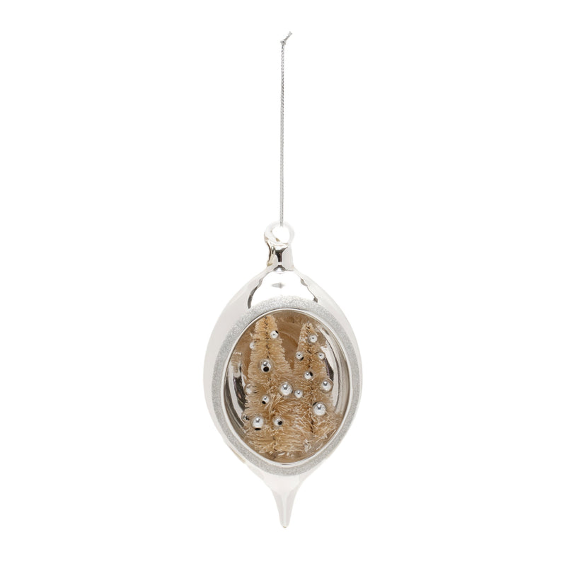 Melrose Elegant Open Ornament w/Trees (Set of 12)