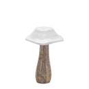 Melrose Wood Mushroom Decor (Set of 4)