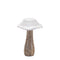 Melrose Wood Mushroom Decor (Set of 4)