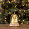 Melrose LED Rotating Snowman Globe 8.5"H