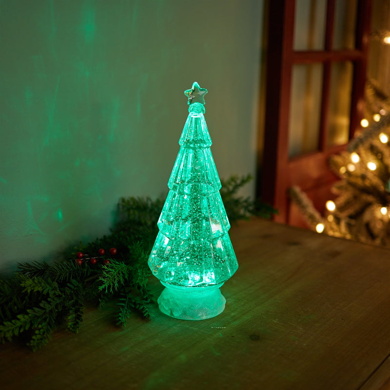 Melrose Green LED Christmas Tree 12"H