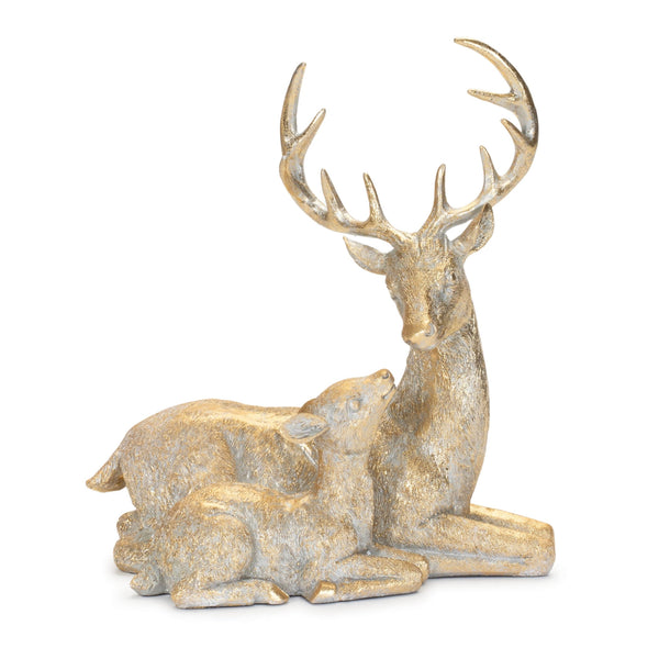 Melrose Holiday Deer with Fawn Figurine (Set of 2)