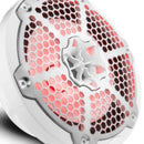 DS18 NXL8MWH 8" Marine Speakers with RGB LED Lights - White (Pair)
