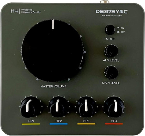 Deersync DSH4 Professional Studio Headphone Amplifier 4-Channel Portable