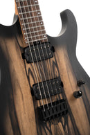 Cort KX500 6-String Pale Moon Electric Guitar Natural Black Burst KX500-NBB