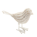 Melrose Wicker Design Bird Figurine (Set of 4)