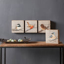 Melrose Rustic Wood Bird Plaque Wall Decor, Rustic, Wood