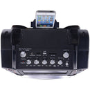 Karaoke USA Bluetooth Karaoke Machine w/ Synchronized LEDs - New Open Box