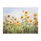 Melrose Sunflower Field Canvas Wall Art 32"L, Wood
