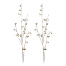 Melrose Glittered Gold Berry Twig Spray (Set of 6)