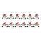Melrose Wood Gnome Ornament (Set of 12)